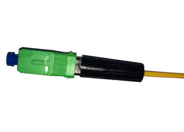 ตัวเชื่อมต่อไฟเบอร์ออปติก 55 มม. SC APC Single Mode Fiber Connectors Couplers 10N